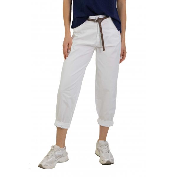 Pantalone baggy leggero con cintura in cotone "Chloe"